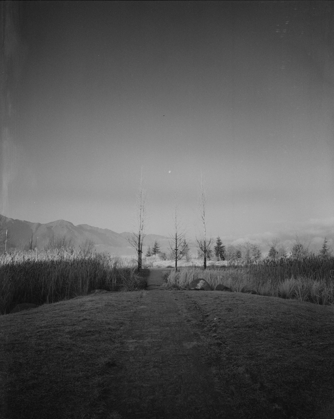 FANG photograph 091: 远山与空地 / Distant Ridge & Lot